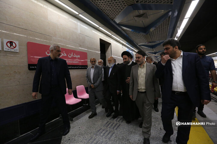 افتتاح ایستگاه مترو میدان خراسان